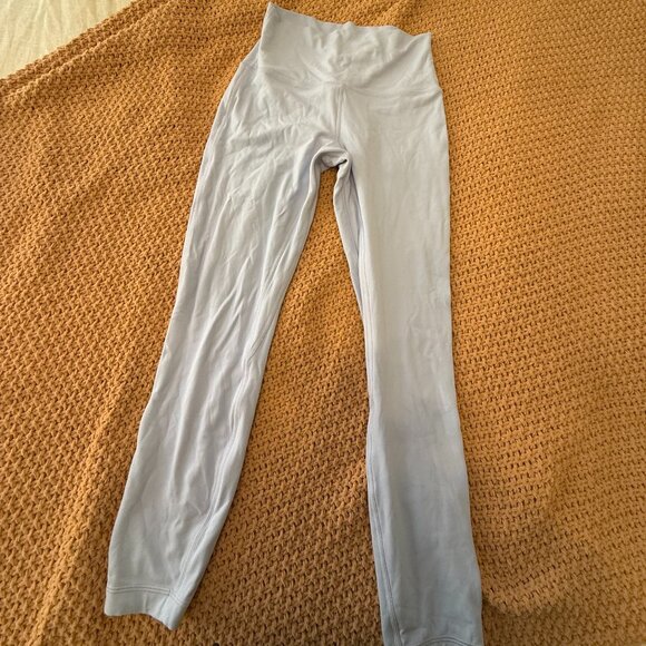 lululemon Align High-Rise Pant 25" in Ocean Air Pastel Light Blue Size 6 - Picture 1 of 2